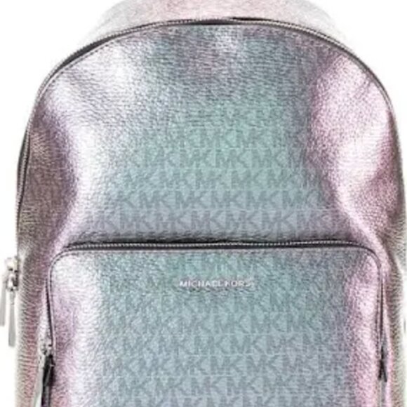 MICHAEL by Michael Kors Iridescent Metallic Hologram Backpack NWOT - Picture 1 of 7
